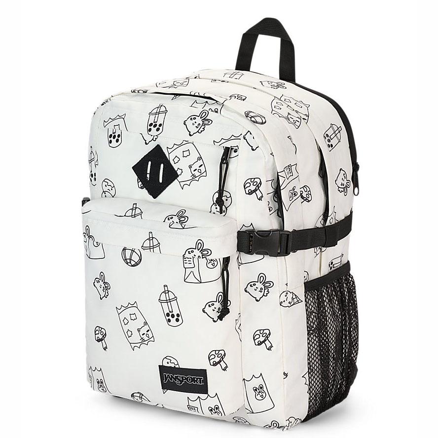 Sac à Dos Scolaire JanSport Main Campus Blanche | FDI-51951476